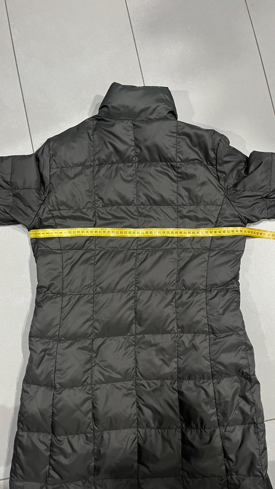 Piumino lungo Moncler Collo Alto Zip Integrale Grigio Vintage Y2K (3) — foto 8