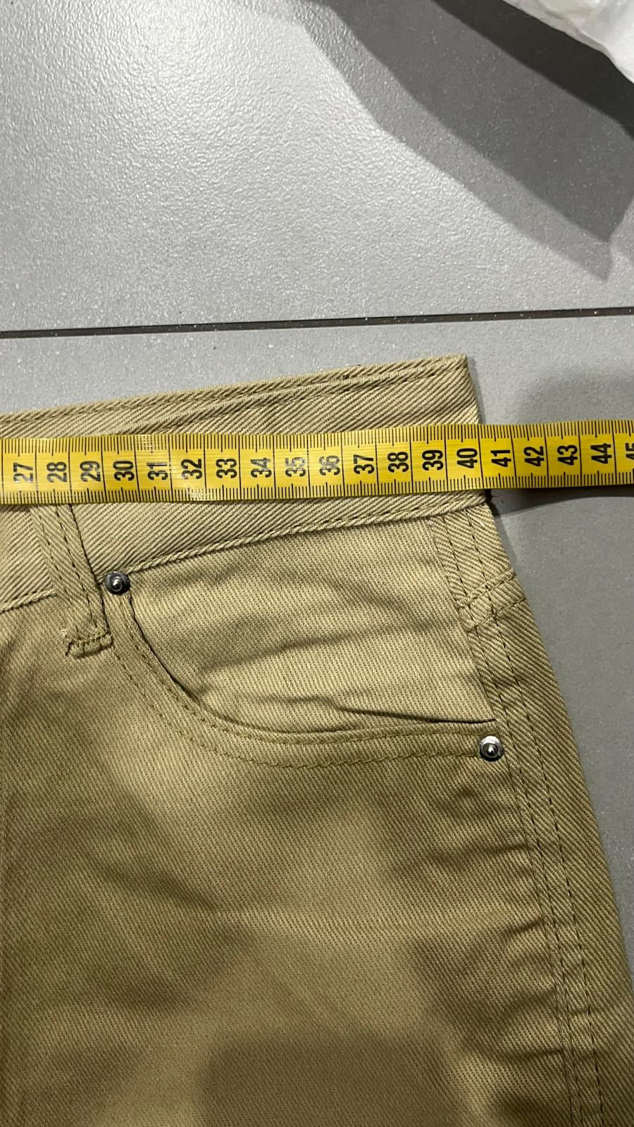 Pantaloni Beige Kaki Vintage Y2K (M) — foto 7