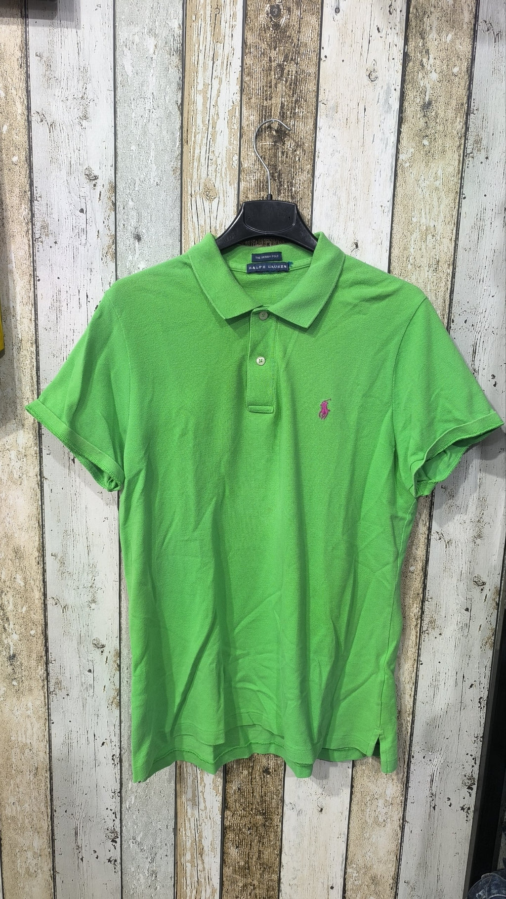 Maglietta Ralph Lauren The Skinny Polo Verde XS Vintage Y2K Donna — foto 3