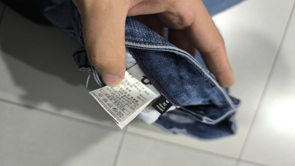 Jeans True Religion 5 Tasche Blu Denim Vintage Y2K (32) — foto 6