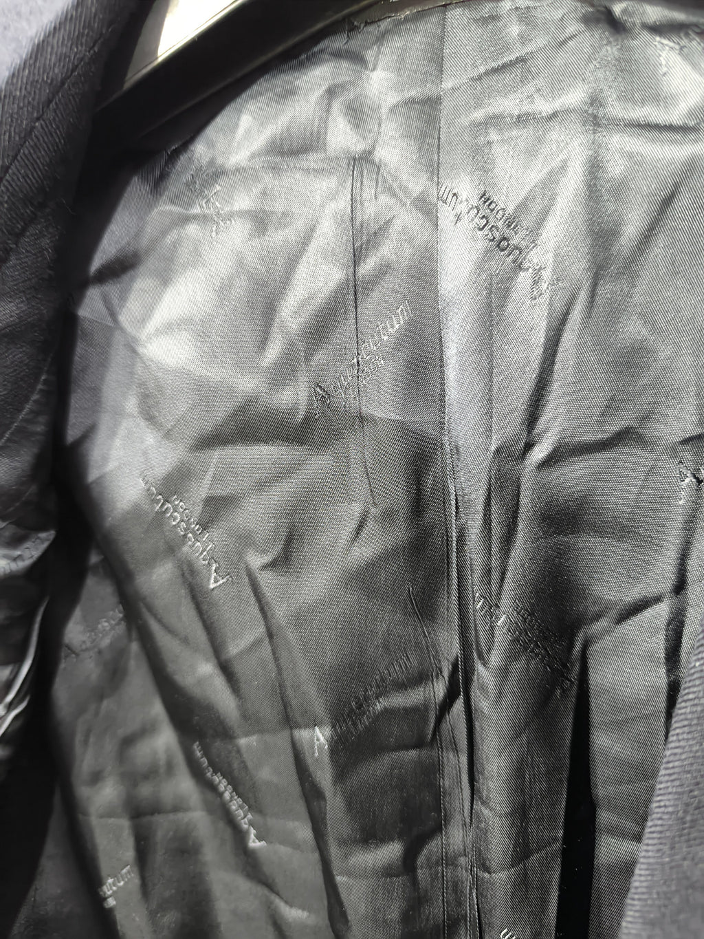 Blazer monopetto Aquascutum Blu molto scuro Rever a lancia Vintage Y2K (XXL) — foto 4