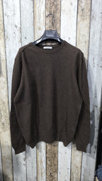 Maglione girocollo BeAlternative Marrone scuro Vintage Y2K (XL) — foto 3