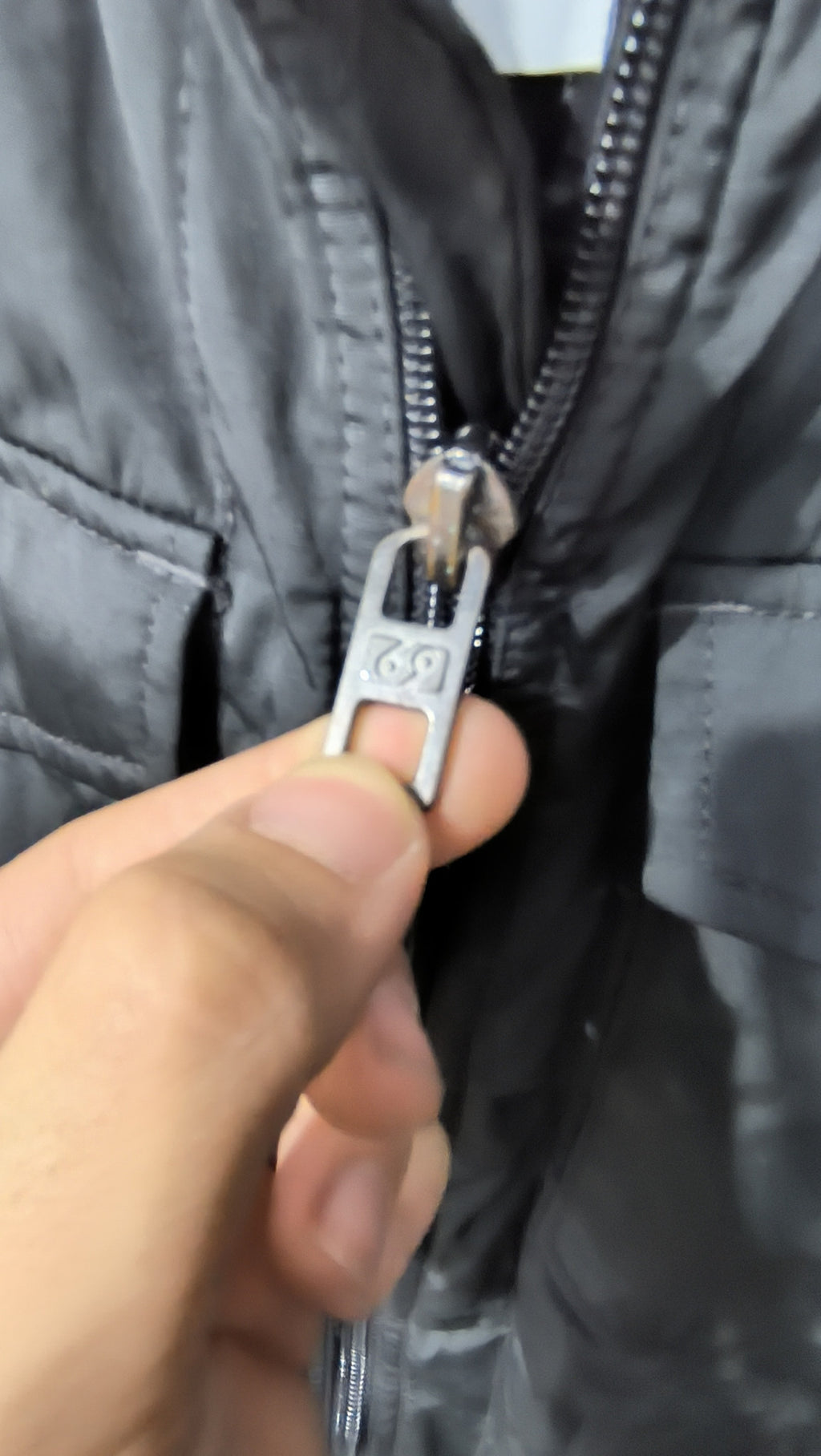Giacca Collo Alto GAP Zip Integrale Nero Vintage Y2K (XL) — foto 6