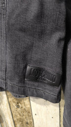 Giacca denim Moschino Jeans grigio antracite slavato Vintage Y2K Donna (S) — foto 6