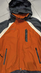Giacca tecnica Columbia Titanium con cappuccio Arancione Grigio Bianco Vintage Y2K (XL) — foto 3