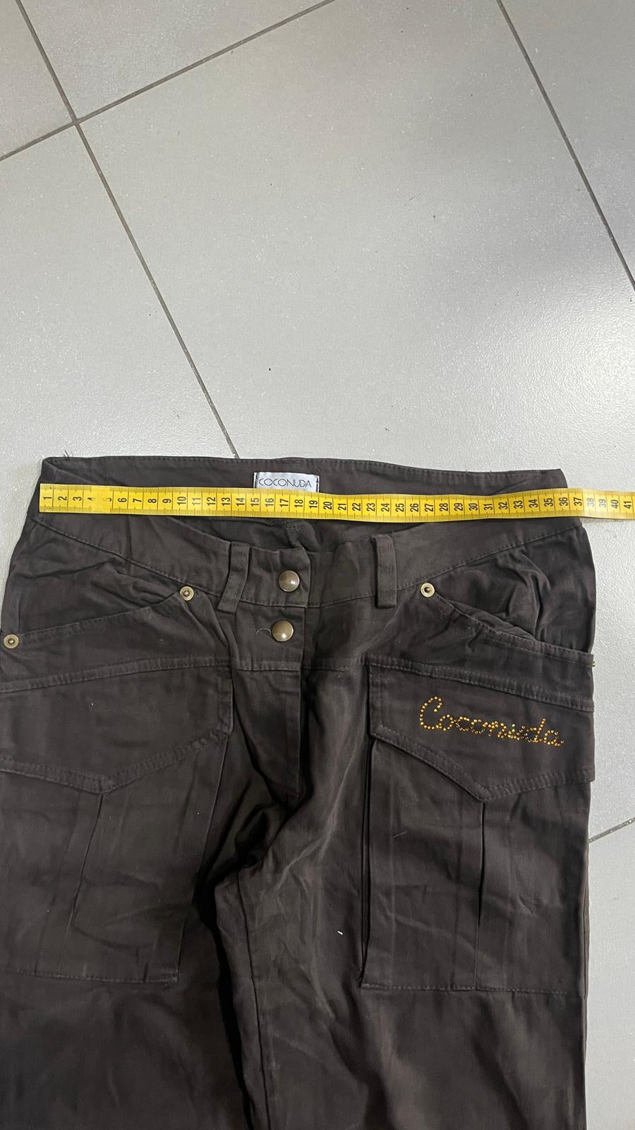 Pantaloni Cargo Coconuda Marrone Scuro Vintage Y2K (42) — foto 7