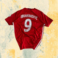 T-Shirt Manchester United "Ibrahimovic 9" Football Vintage Y2K 90s 2000s American Style (L)