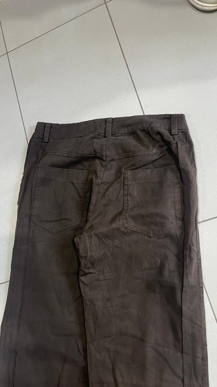 Pantaloni Cargo Coconuda Marrone Scuro Vintage Y2K (42) — foto 4