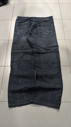 Jeans a gamba ampia Jack & Jones blu scuro slavato Vintage Y2K Uomo (L) — foto 3