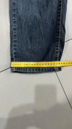 Jeans Blu Denim Scolorito Vintage Y2K (S) — foto 8
