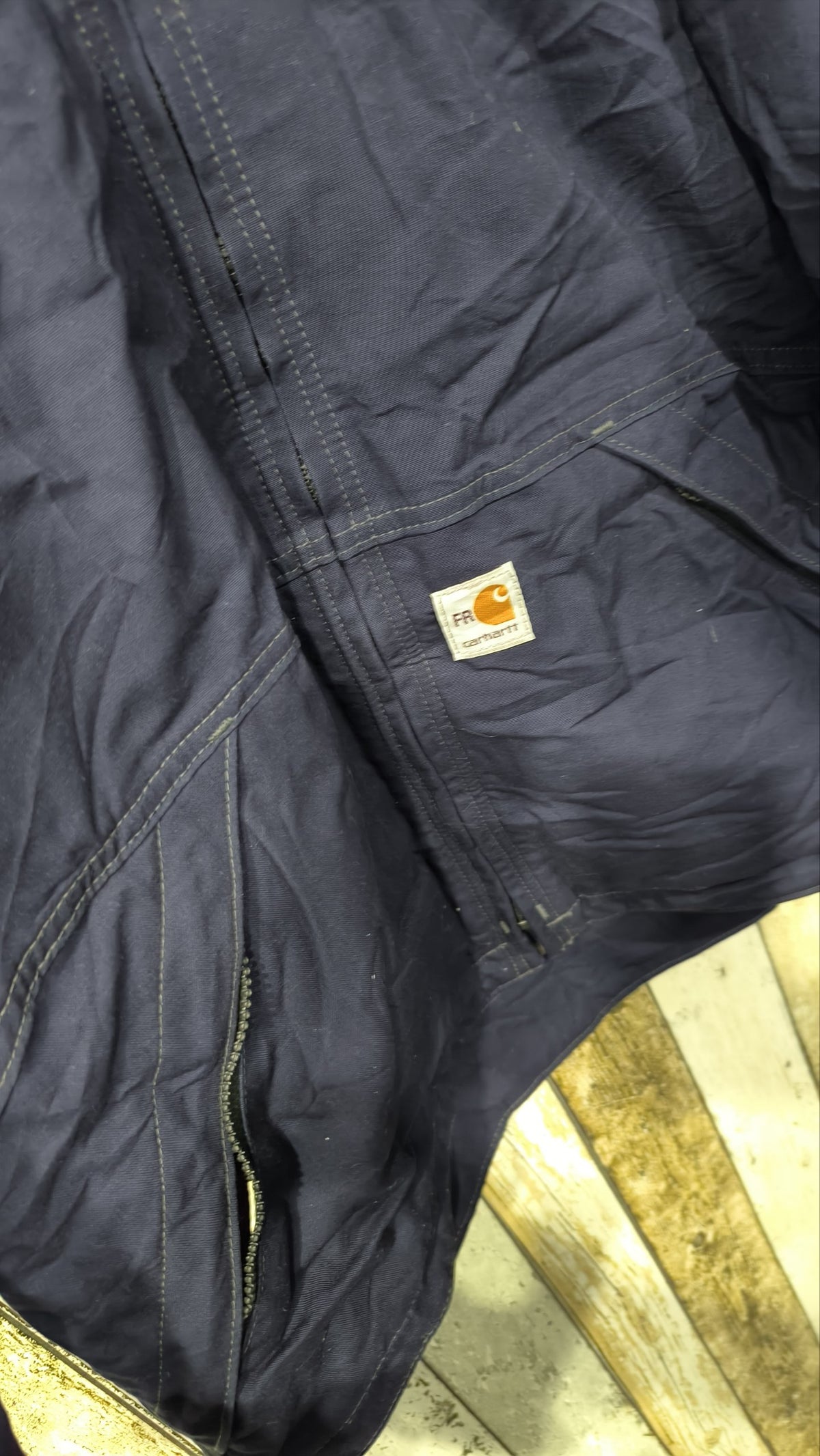 Giacca con cappuccio e zip Carhartt Full Swing FR Blu navy Vintage Y2K — foto 4