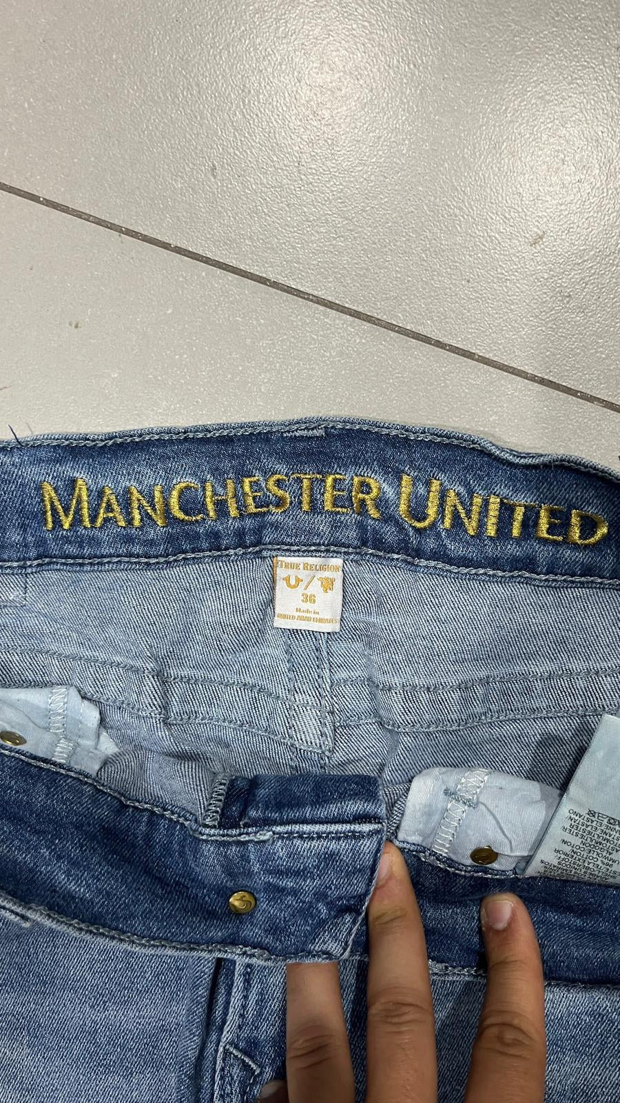 Jeans True Religion Blu Denim Vintage Y2K (36) — foto 6