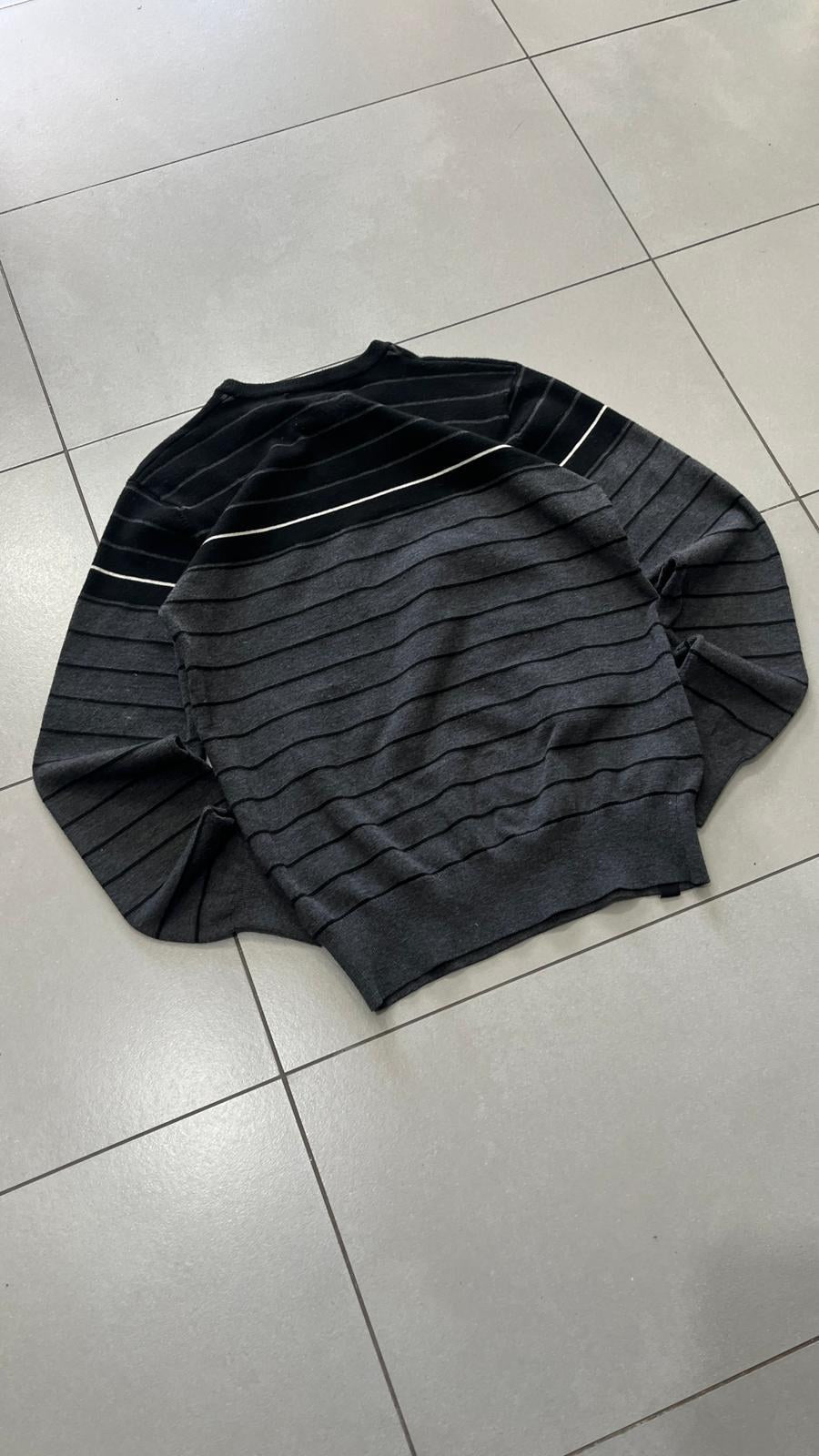 Maglione Girocollo a Righe Blauer Vintage Y2K (XL) — foto 4