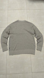 Maglione Patagonia girocollo a coste grigio tortora mélange Vintage Y2K (M) — foto 5