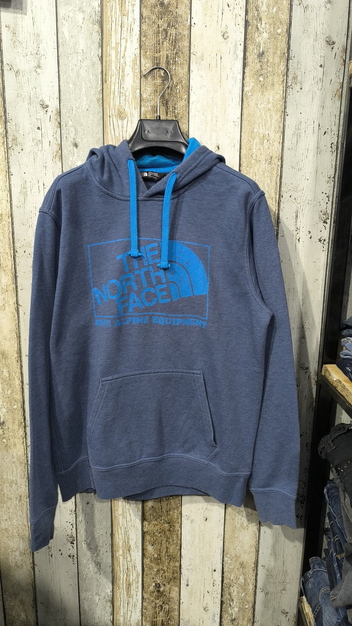 Felpa con Cappuccio The North Face Blu Vintage Y2K Unisex — foto 3