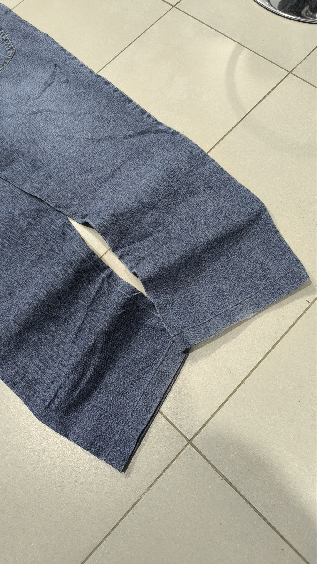 Jeans a gamba larga Tonnotto Blu slavato Vintage Y2K Uomo (XL) — foto 4