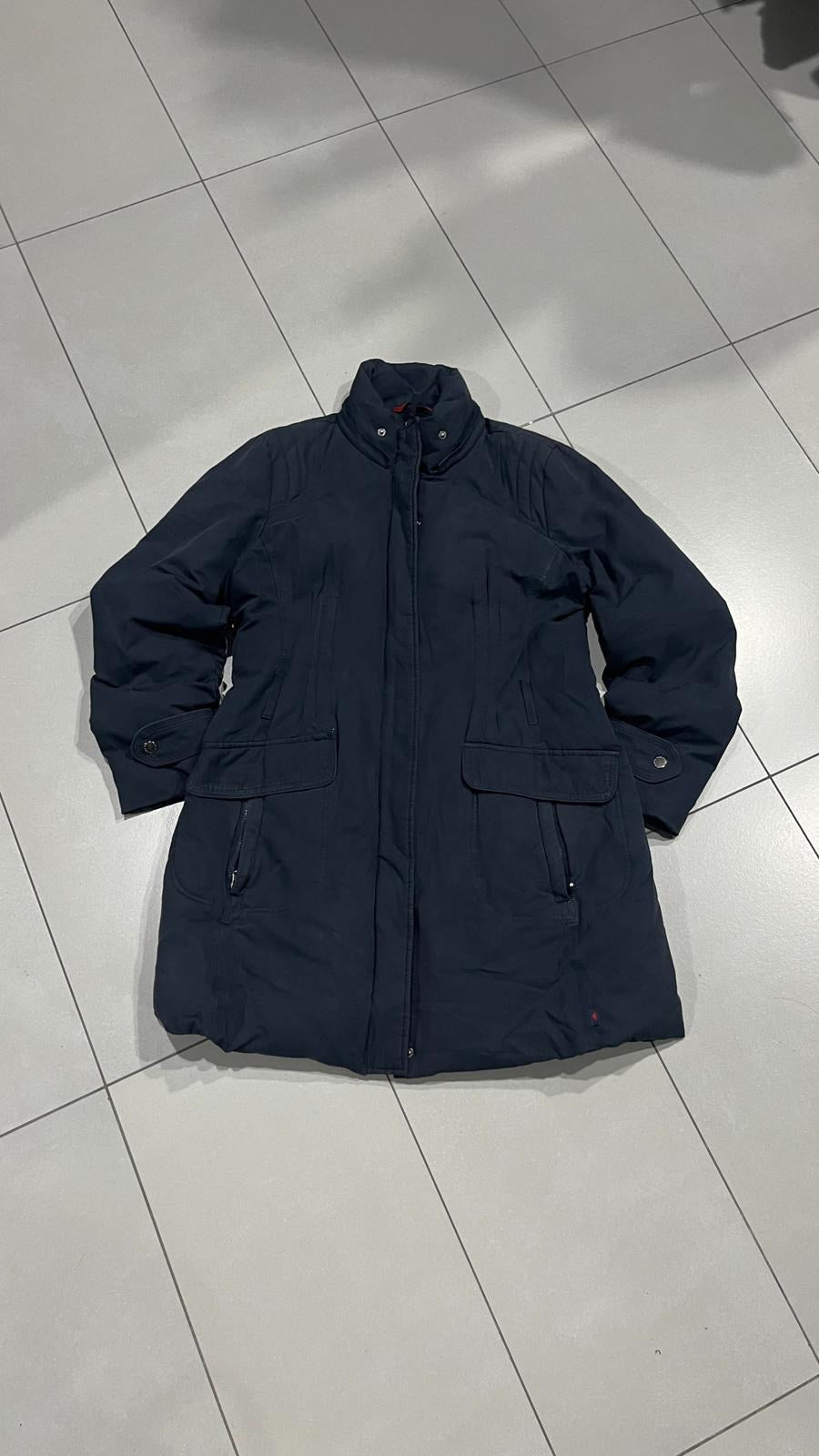 Parka Robe di Kappa Lungo Imbottito Blu Navy Vintage Y2K (L) — foto 3