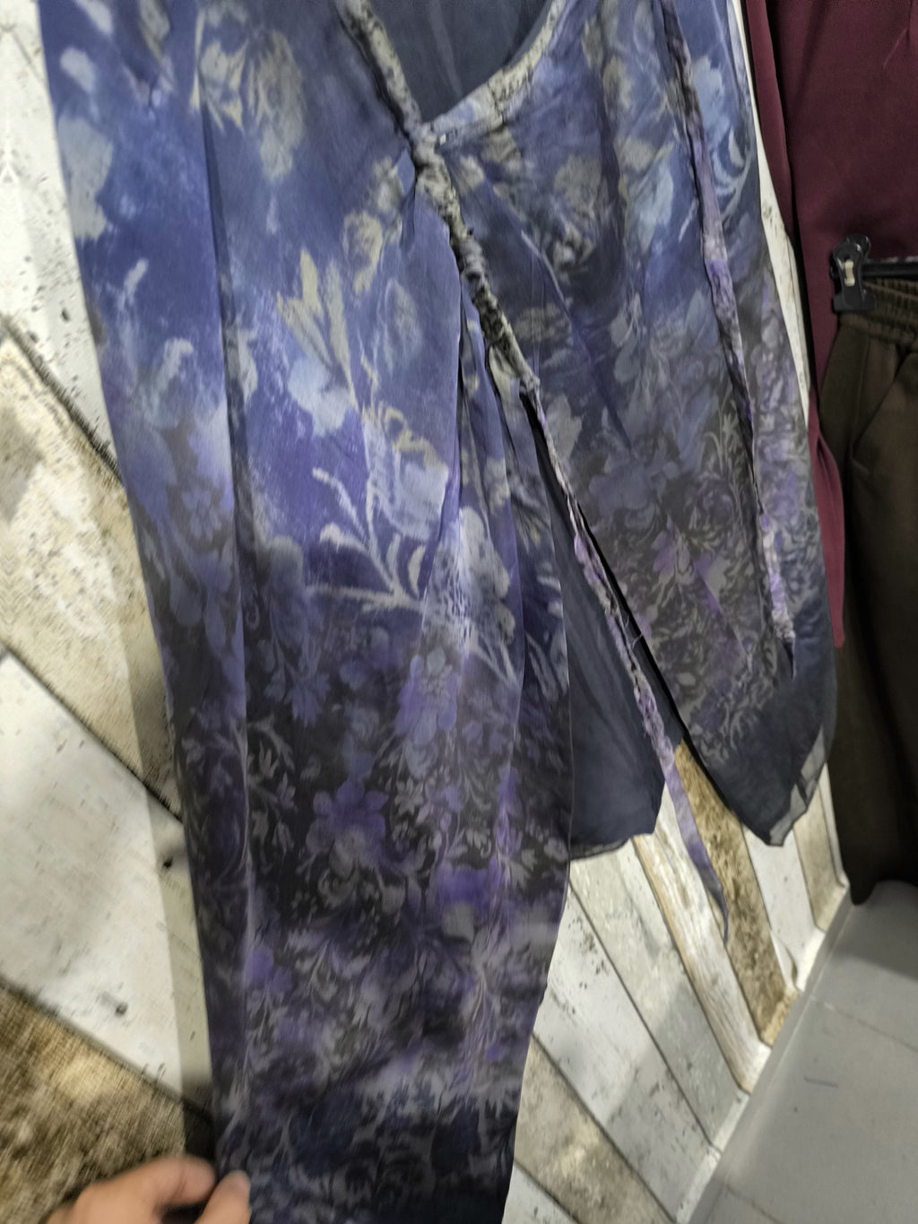 Cardigan Max Mara Seta Maniche Lunghe Floreale Vintage Y2K (44) — foto 5
