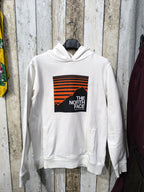 Felpa con cappuccio The North Face Bianca Grafica Vintage Y2K (S) — foto 3