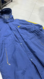 Giacca Sportiva Nike con Cappuccio Blu Navy Giallo Vintage Y2K (XL) — foto 7