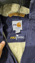 Giacca con cappuccio e zip Carhartt Full Swing FR Blu navy Vintage Y2K — foto 5