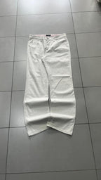 Jeans 5 Tasche Armani Jeans Gamba Dritta Bianco Vintage Y2K (M) — foto 4