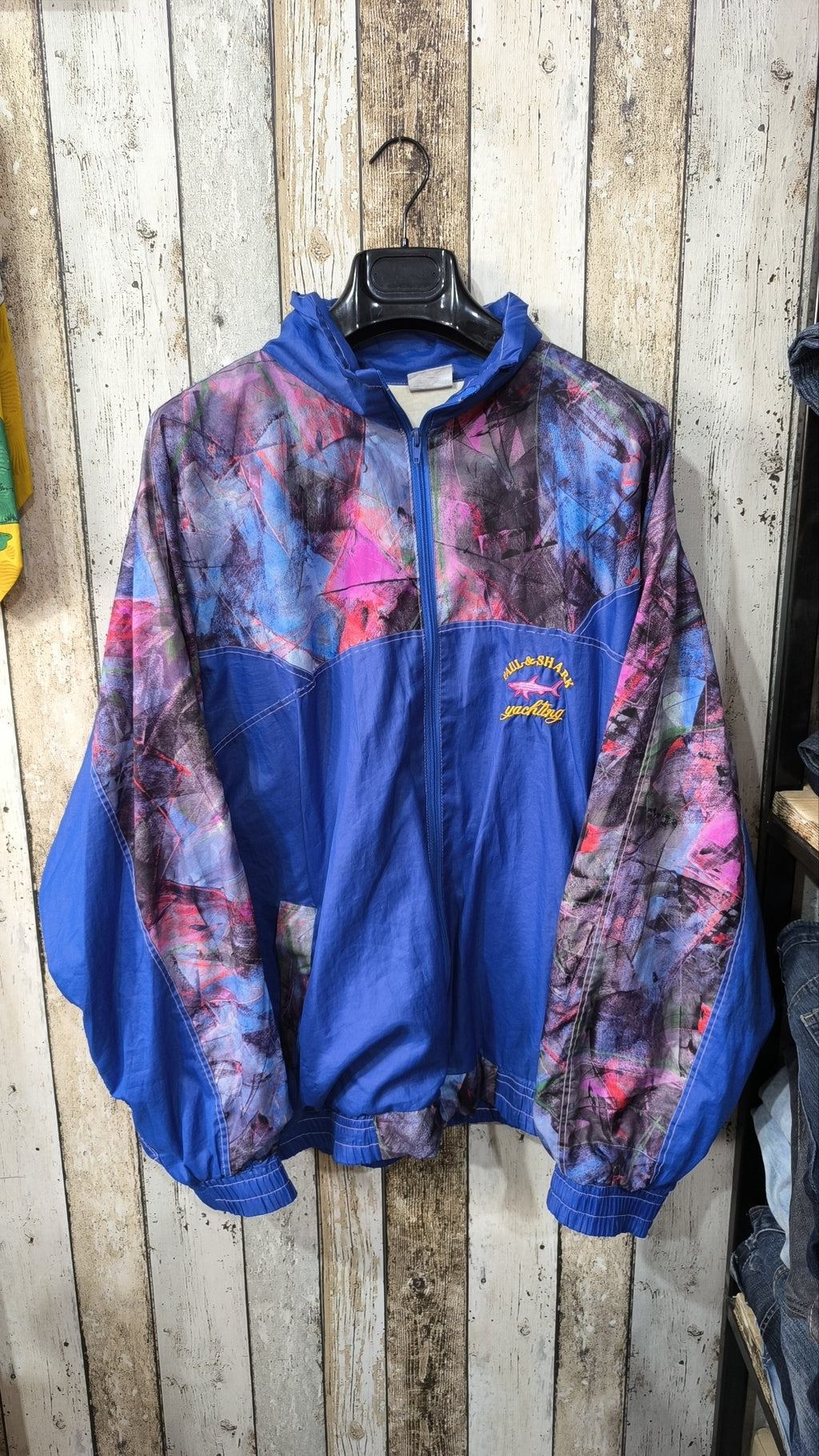 Felpa sportiva Paul & Shark Full Zip Collo Alto Multicolore Vintage Y2K (XL) — foto 3