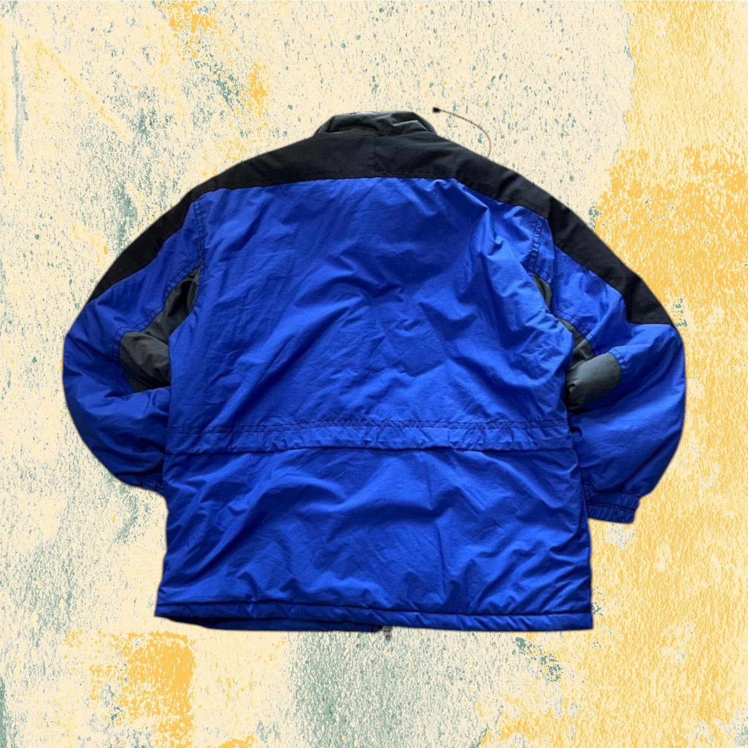 Giubbino Ellesse Vintage Blu Elettrico / Grigio Anni '80 Y2K (XXL)