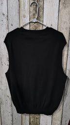 Gilet in maglia Polo by Ralph Lauren Scollo a V Logo viola Vintage Y2K (L) — foto 5