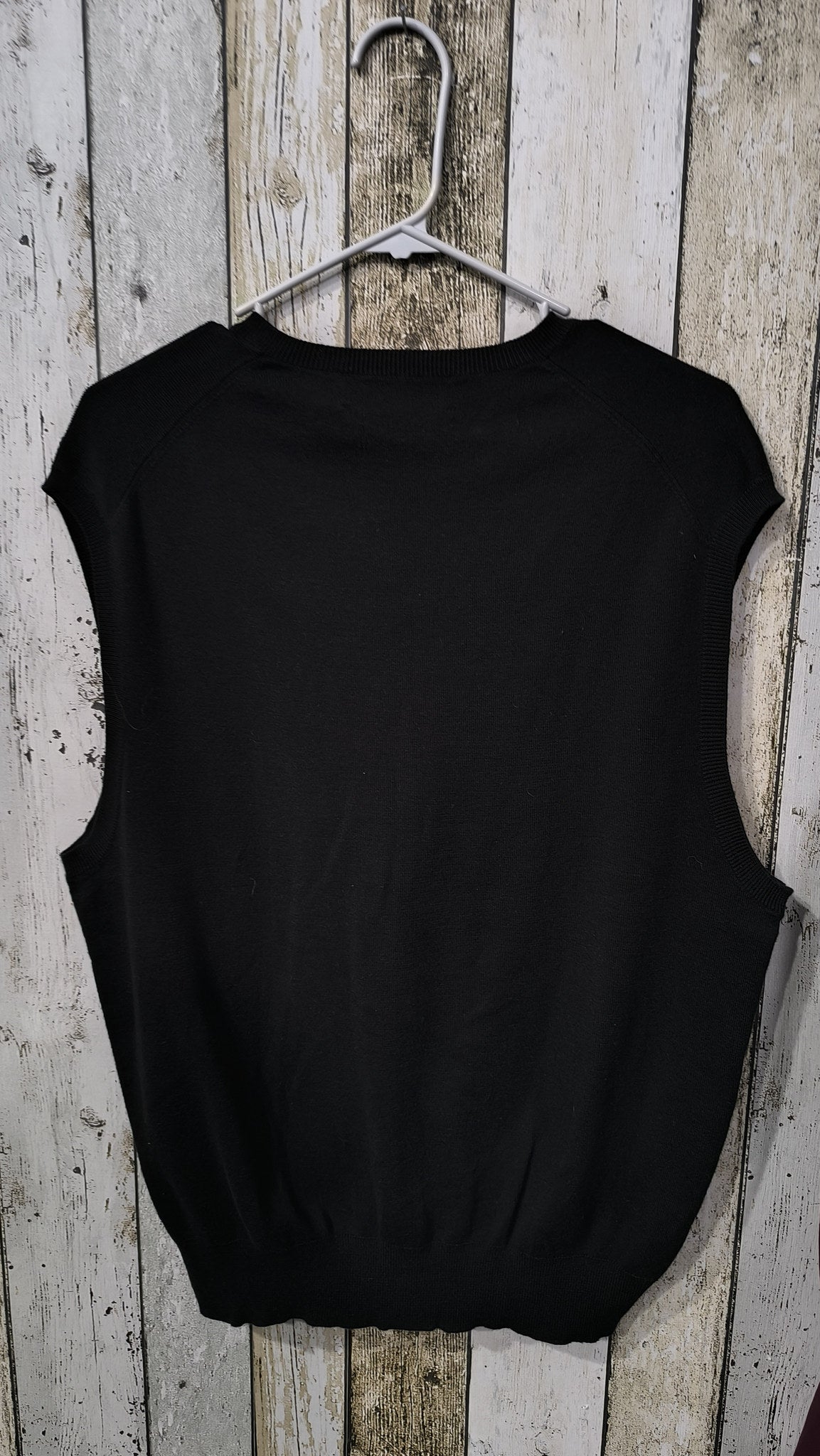 Gilet in maglia Polo by Ralph Lauren Scollo a V Logo viola Vintage Y2K (L) — foto 5