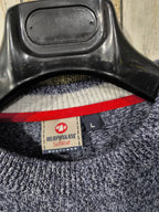 Maglione Girocollo Murphy&Nye Blu Mélange Vintage Y2K Uomo (L) — foto 5