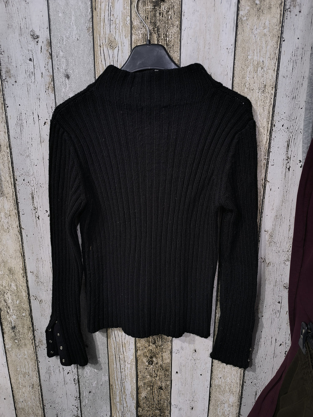 Maglione collo alto United Colors of Benetton Nero Vintage Y2K (S) — foto 5