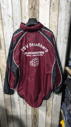 Track Jacket JAKO Full Zip Bordeaux Nero Bianco Vintage Y2K (L) — foto 7