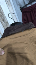 Giacca da lavoro Carhartt FR Zip Colletto Velluto Marrone Chiaro Vintage Y2K (3XG Tall) — foto 8