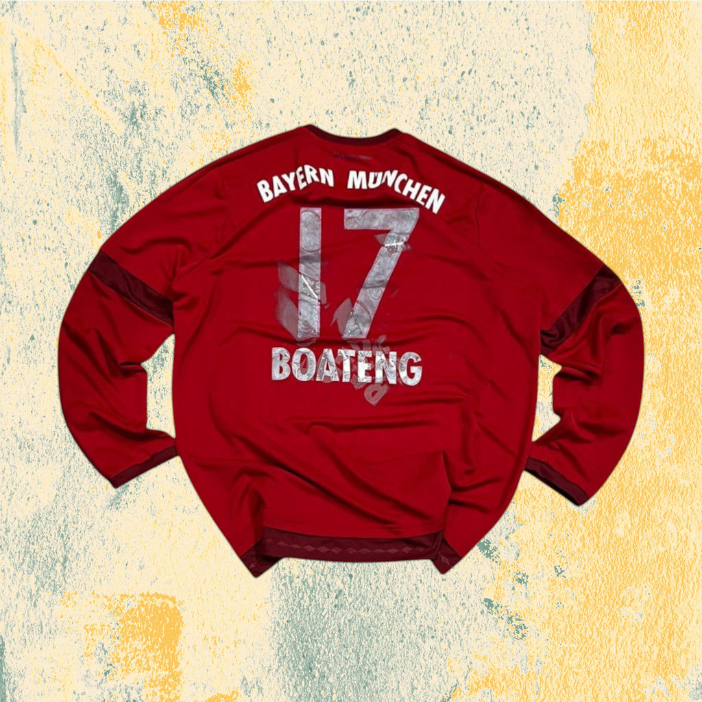 T-Shirt Bayern Monaco Adidas "Boateng 17" Football Vintage Y2K 90s 2000s American Style (XL)