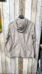 Giacca leggera con cappuccio Columbia tortora chiaro zip Vintage Y2K (S) — foto 7