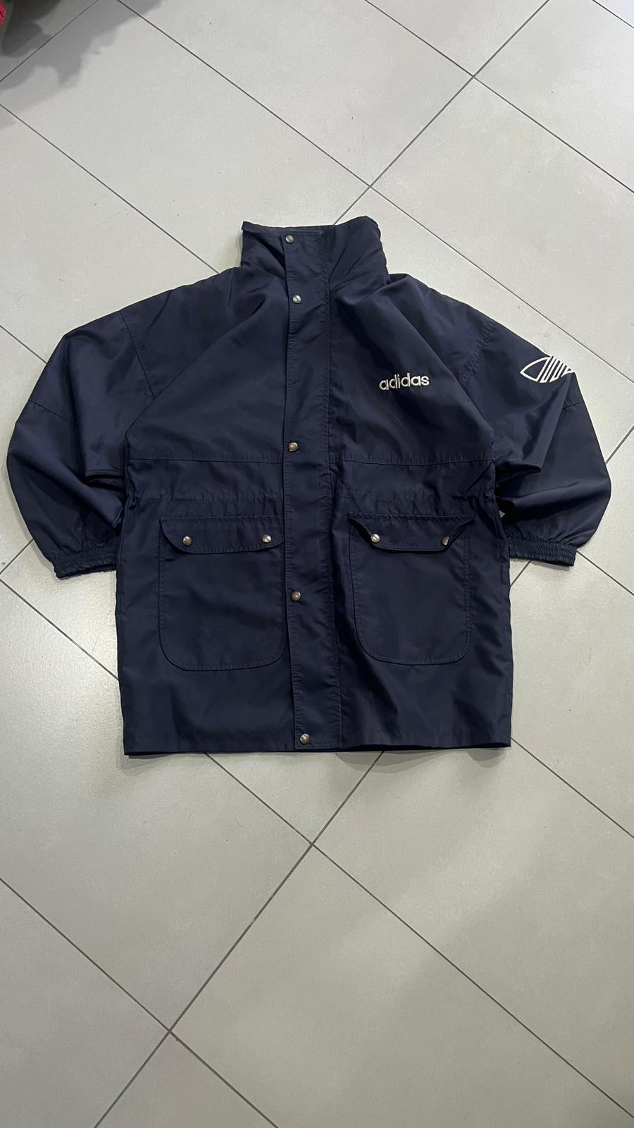 Giacca a vento adidas Blu navy Collo alto Vintage Y2K (L) — foto 3