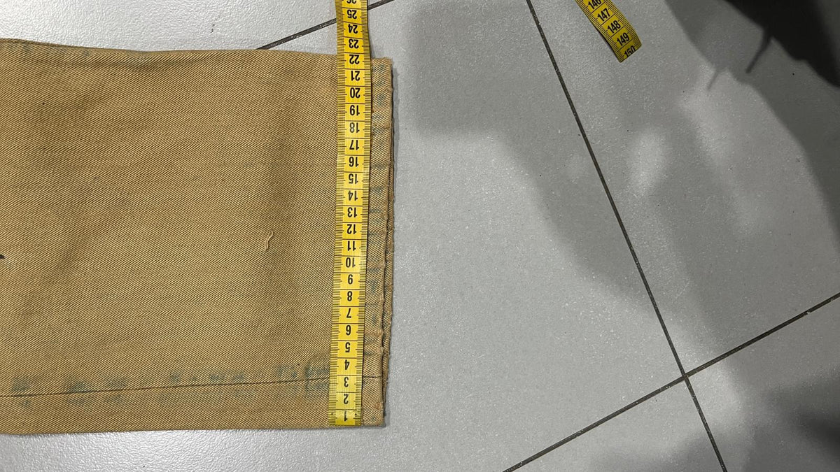 Jeans Straight Energie Straight Morris Beige Vintage Y2K (W32) — foto 8