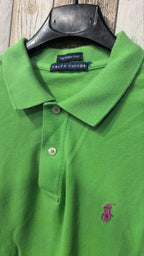 Maglietta Ralph Lauren The Skinny Polo Verde XS Vintage Y2K Donna — foto 4