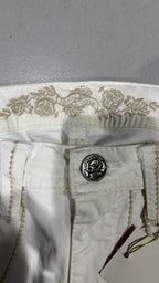 Cotton Pants Embroidered  (XS)