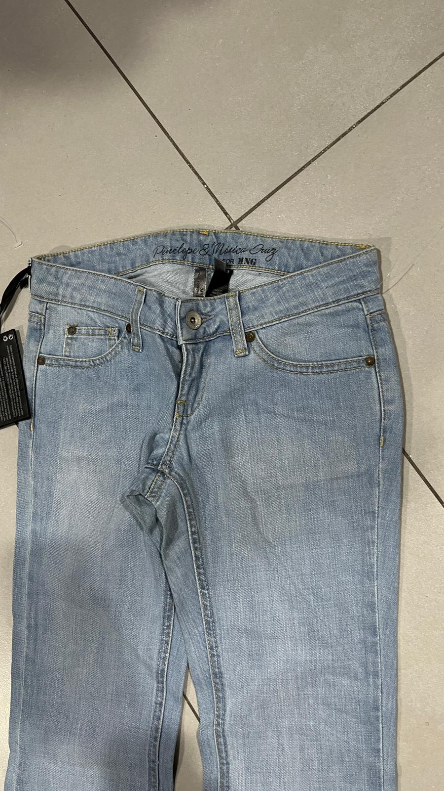 Denim Jeans Baggy Fit Embroidered  (XXS)