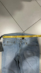 Denim Jeans Baggy Fit Embroidered  (XXS)