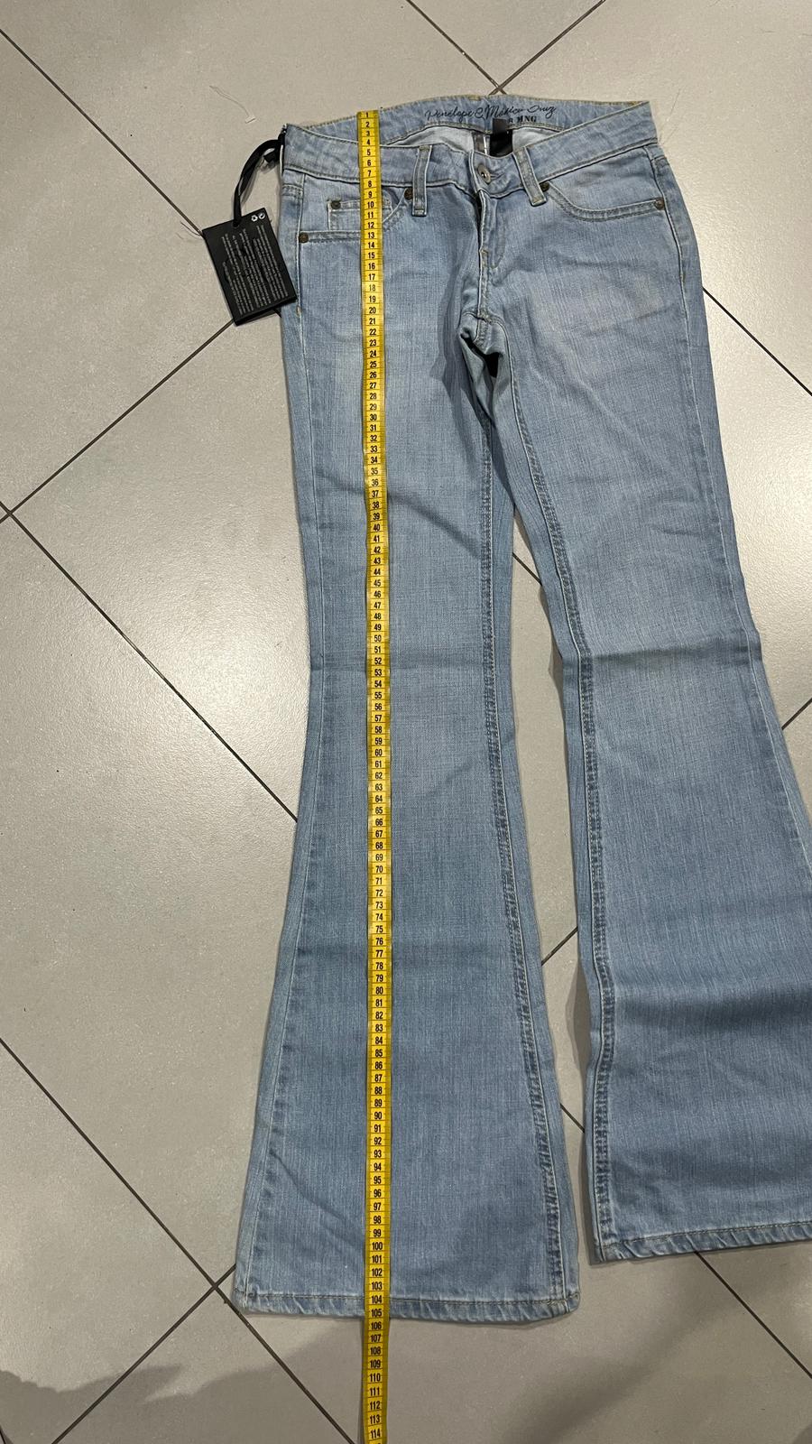 Denim Jeans Baggy Fit Embroidered  (XXS)