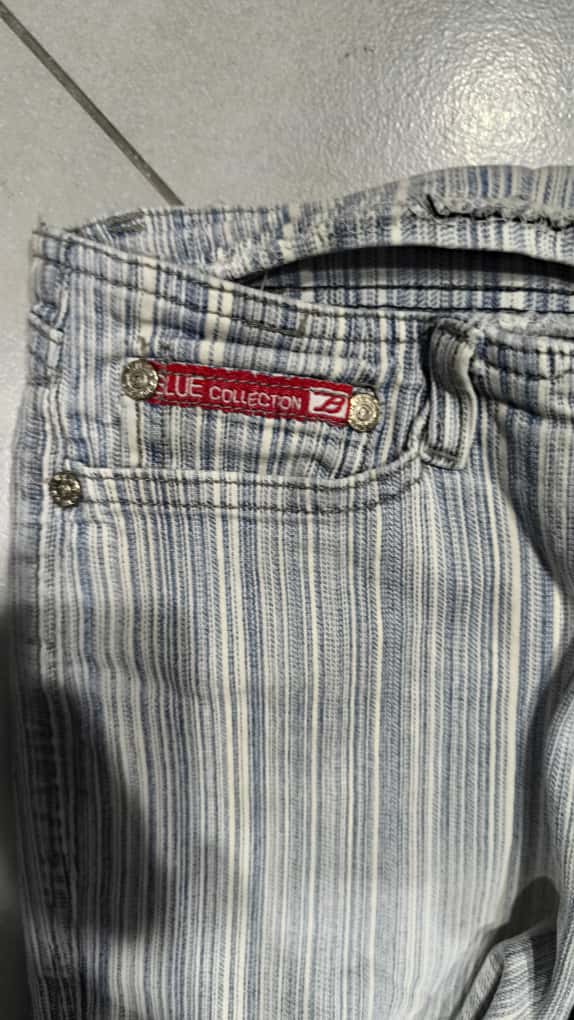 Denim Jeans Washed Baggy Fit  (XXS)