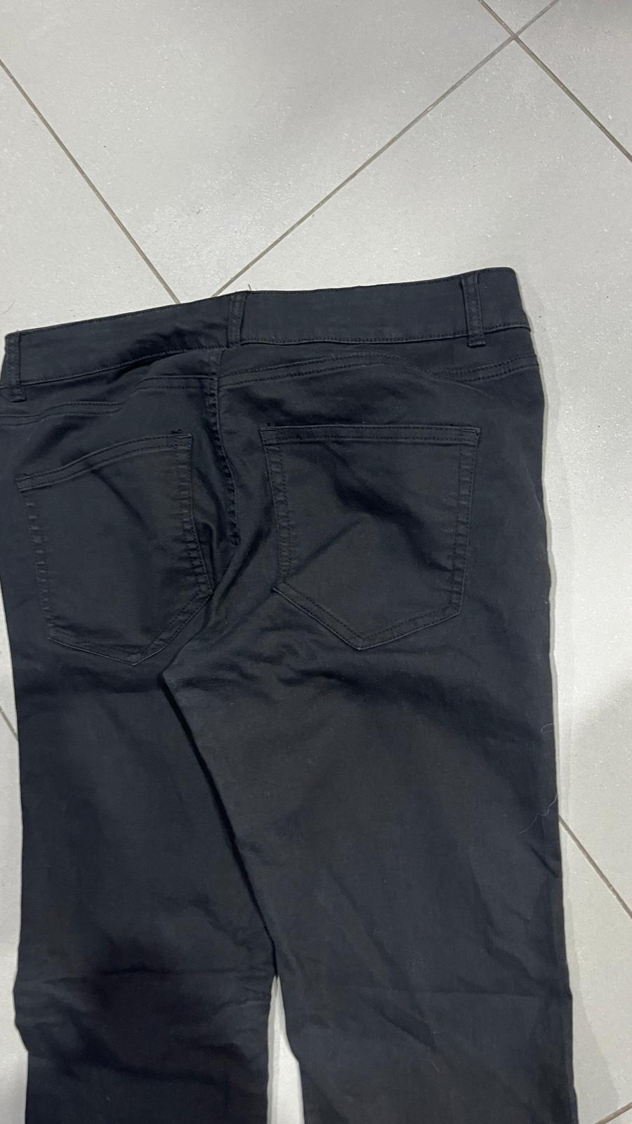 Denim Jeans Bootcut Flare Black  (S)