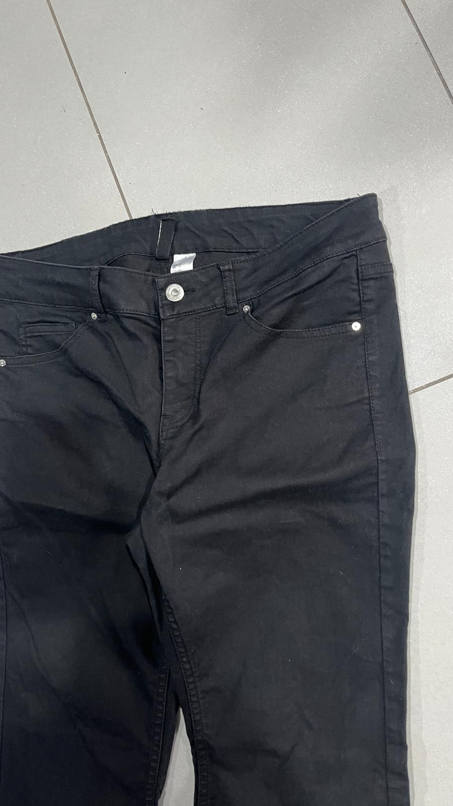 Denim Jeans Bootcut Flare Black  (S)