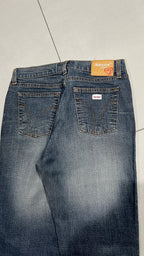 Denim Jeans Washed Embroidered Baggy Fit  (XXS)