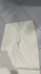 Cotton Cargo Pants Beige Baggy Fit  (M)