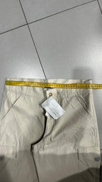 Cotton Cargo Pants Beige Baggy Fit  (M)