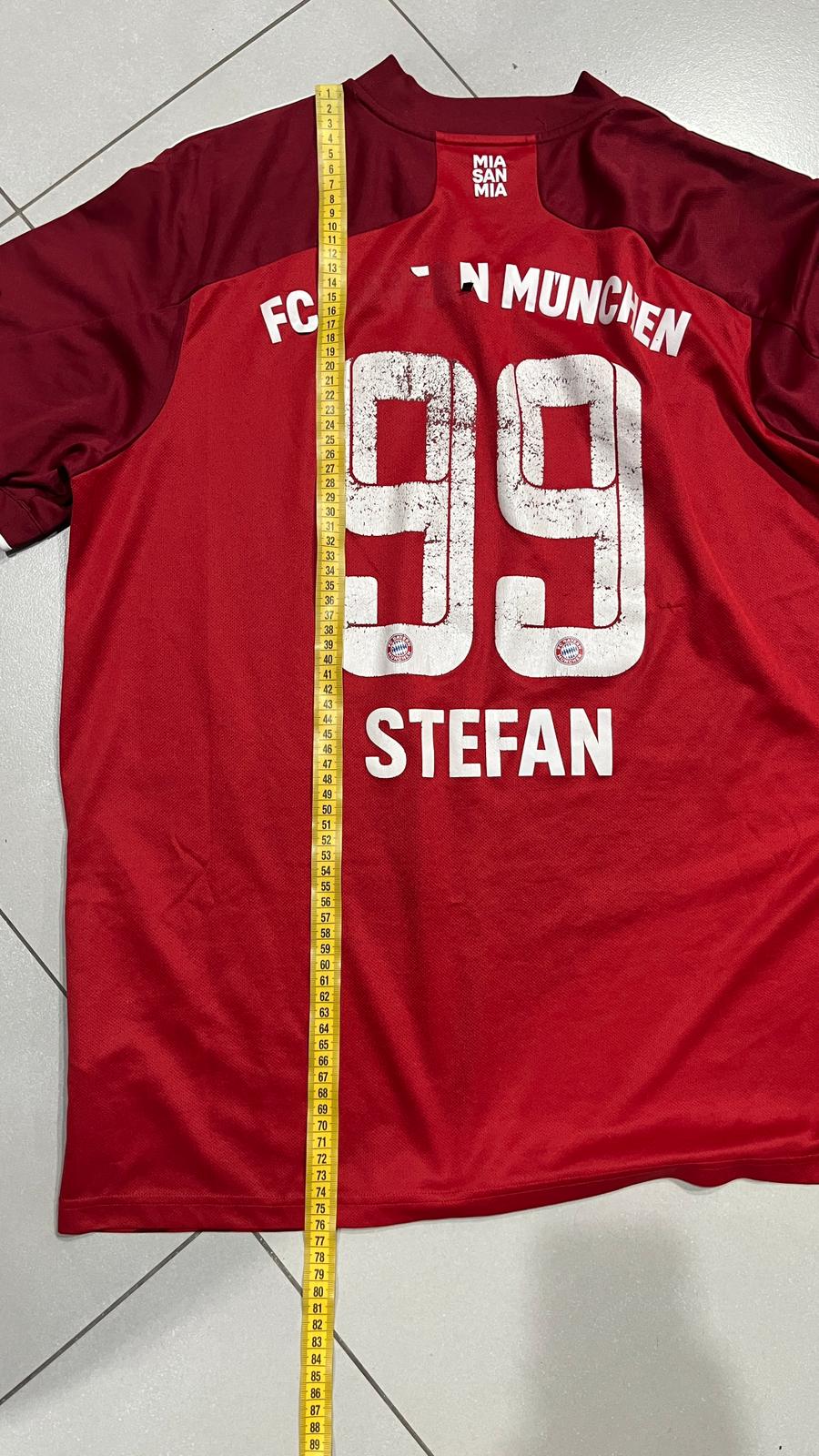 T-Shirt Adidas Bayern Monaco "Stefan 99" Football Vintage Y2K 90s 2000s American Style (L)